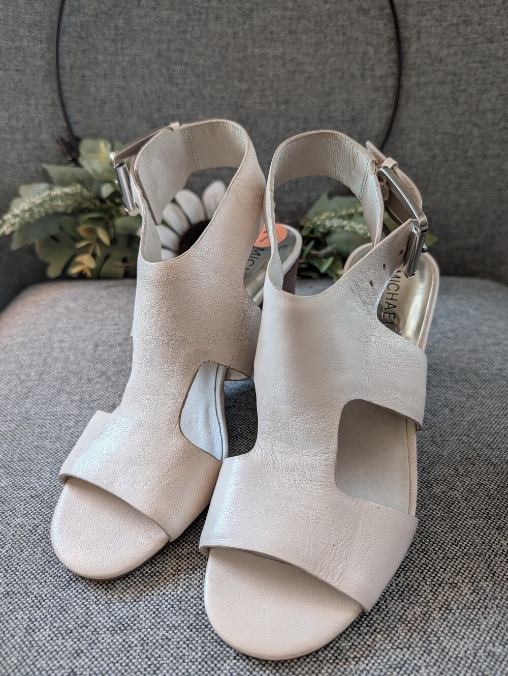 Michael Kors Nude Cream Leather